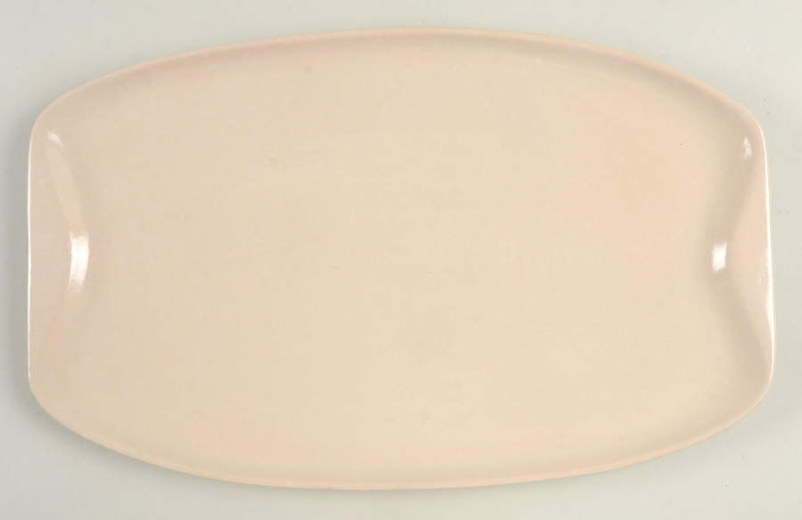 Raymor Contempory White (Matte) 14" Oval Serving Platter by Roseville-1