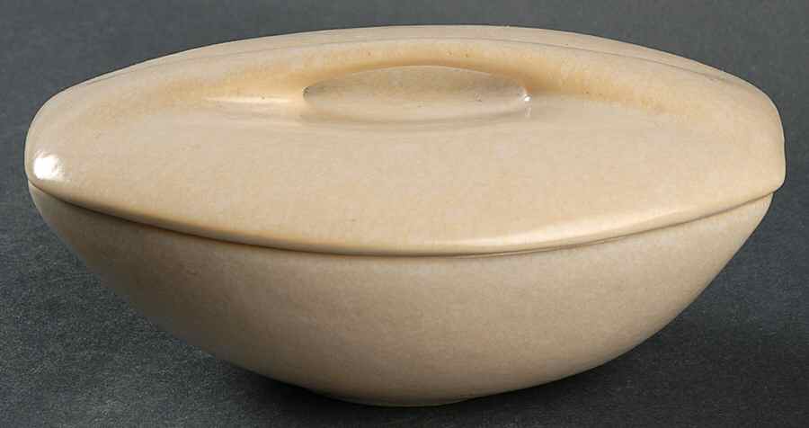 Raymor Contempory White (Matte) Ramekin with Lid by Roseville-1