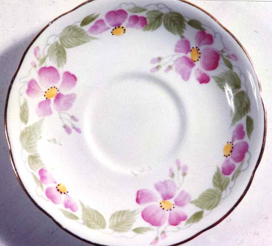 Woodland Rose Saucer by Royal Swansea-1