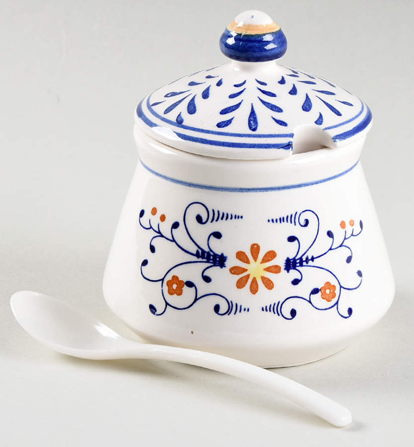 Heritage Jam/Jelly & Lid W/Spoon by Royal Sealy-1