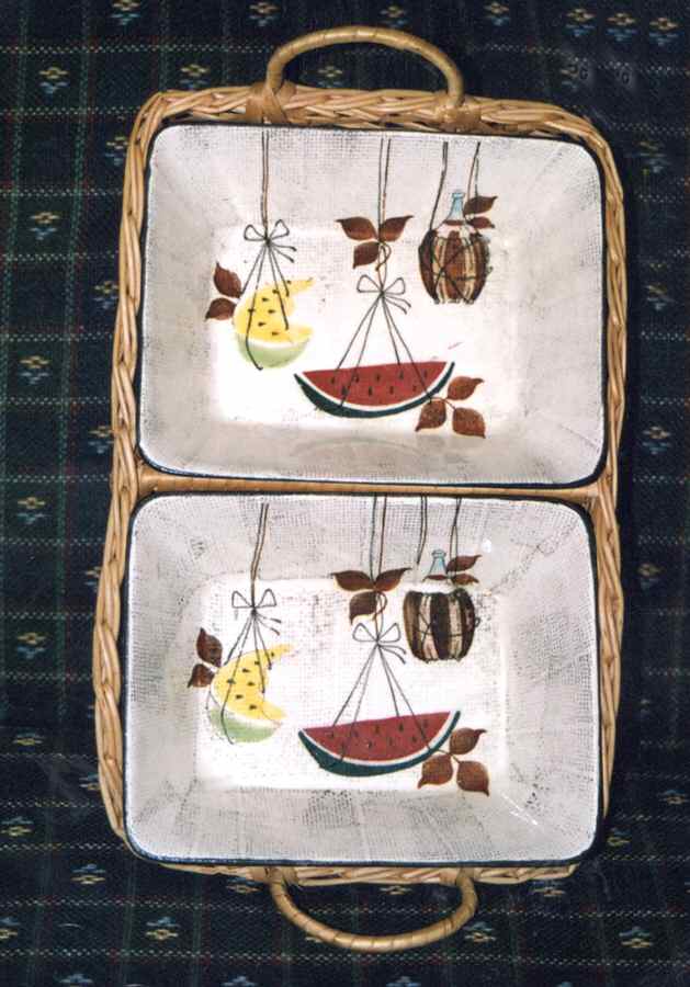 Jamaica 2 Piece Hors d'Oeuvre Dish W/Basket by Royal Sealy-1