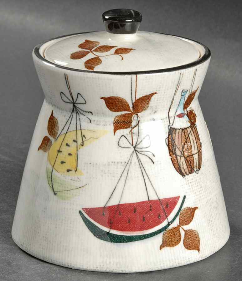 Jamaica Sugar Bowl & Lid by Royal Sealy-1