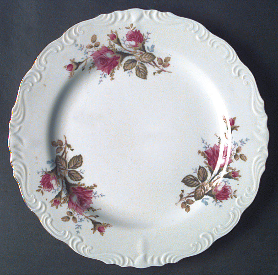 Moss Rose Dinner Plate by Royal Sealy-1