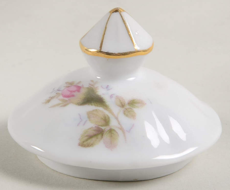 Moss Rose Lid for Sugar Bowl by Royal Sealy-1
