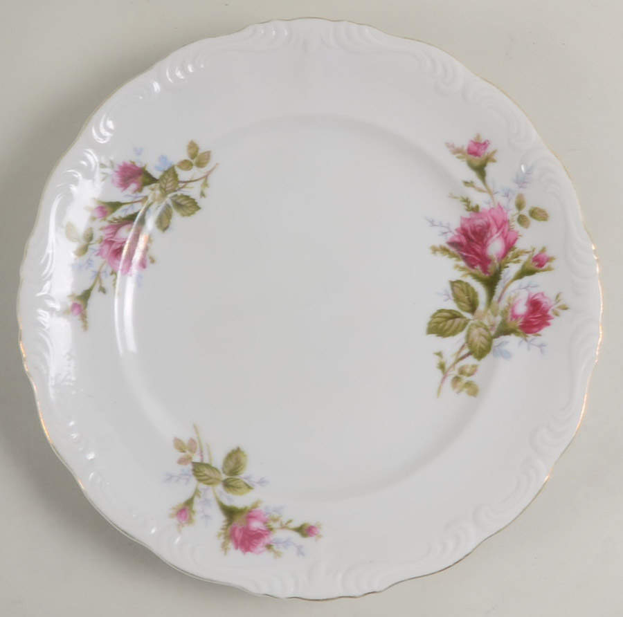 Moss Rose Luncheon Plate by Royal Sealy-1