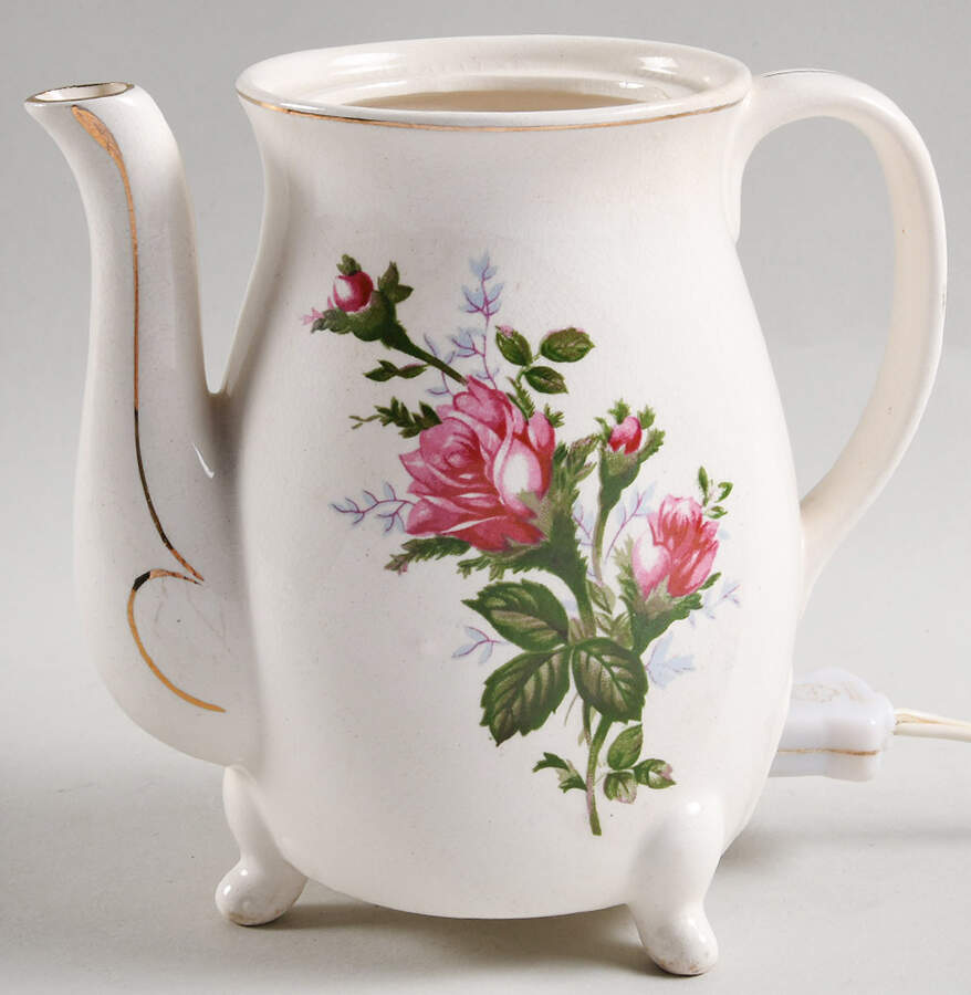 Moss Rose Electric Hot Water Pot, No Lid by Royal Sealy-1