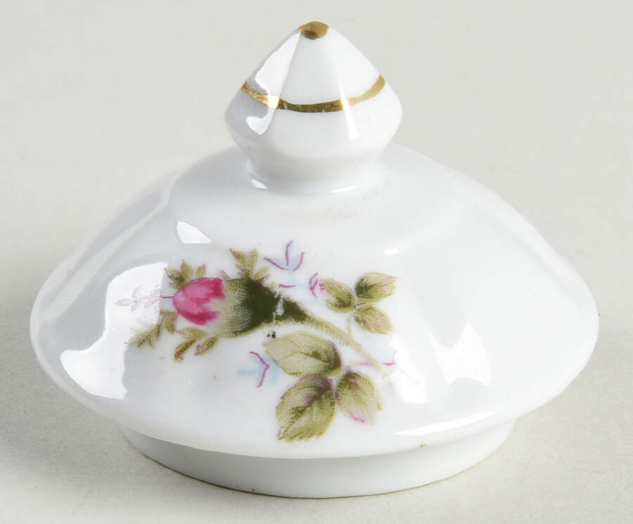Moss Rose Lid for Sugar Bowl by Royal Sealy-1