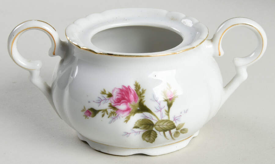 Moss Rose Sugar Bowl No Lid by Royal Sealy-1