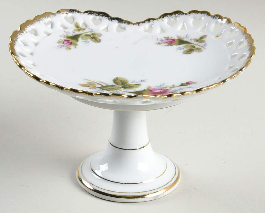 Moss Rose Round Compote (Height X Width) by Royal Sealy-1