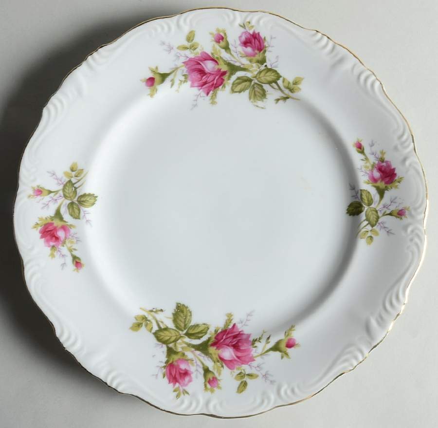 Moss Rose Dinner Plate by Royal Sealy-1