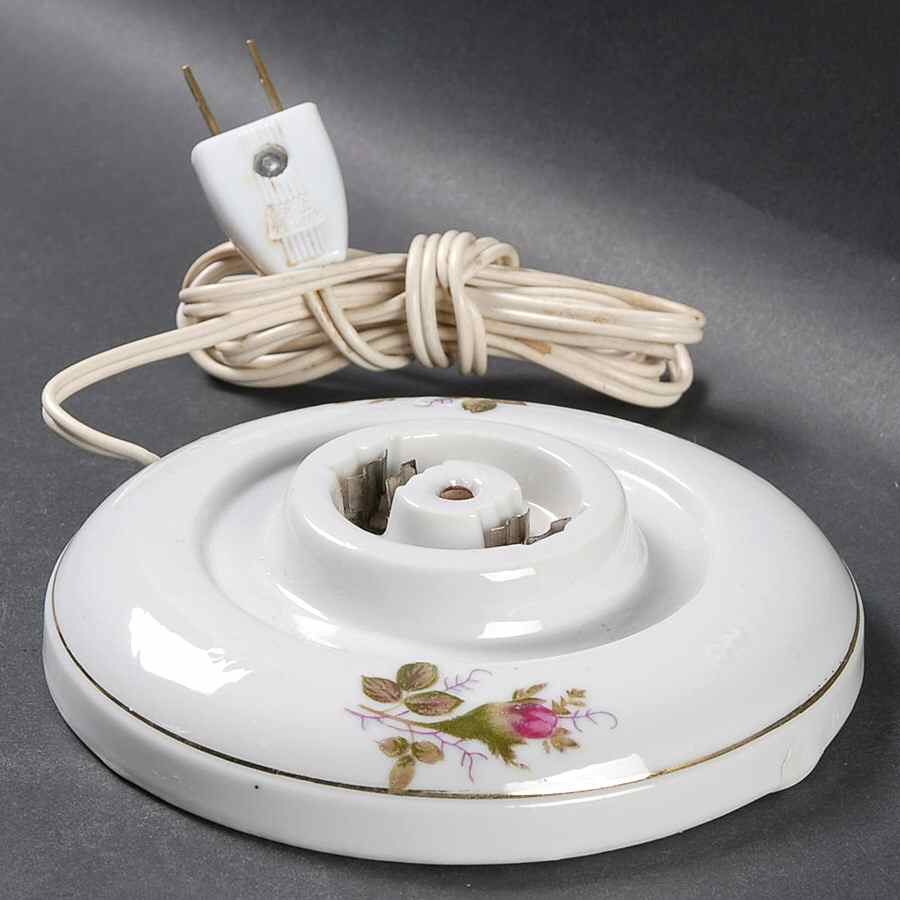 Moss Rose Hot Water Pot W/Electric Prong Base, Warmer Only by Royal Sealy-1
