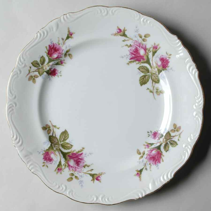 Moss Rose Dinner Plate by Royal Sealy-1