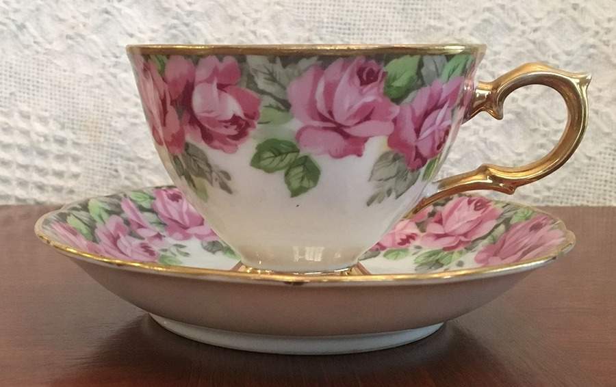 RSY2 Footed Cup & Saucer Set by Royal Sealy-1