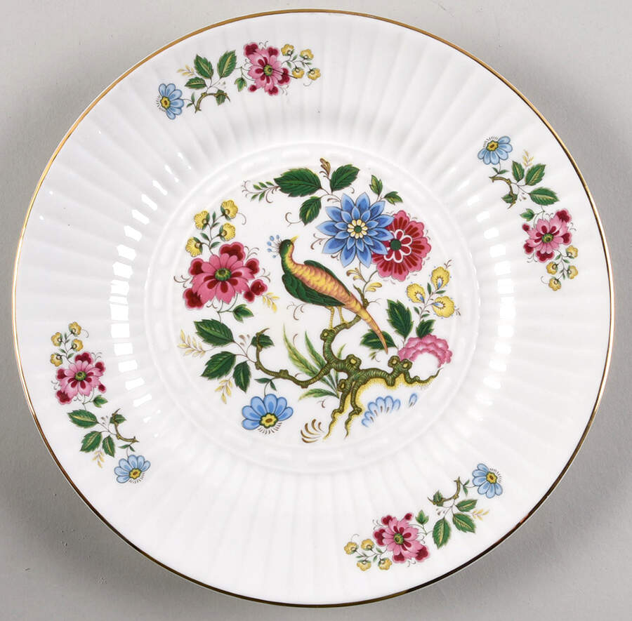 Bird of Paradise Salad Plate by Royal Tara-1