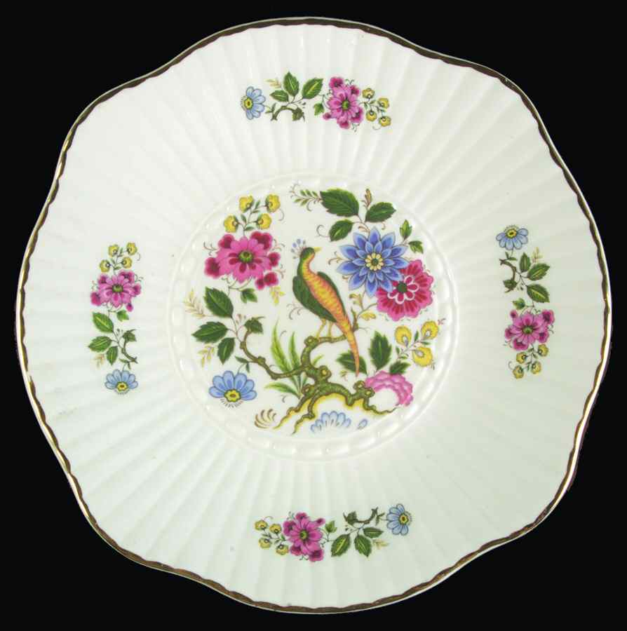 Bird of Paradise Cake Plate by Royal Tara-1