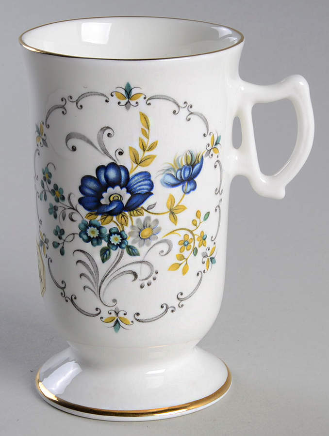 Blue Corn Flower Irish Coffee Mug by Royal Tara-1