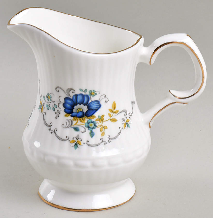 Blue Corn Flower Creamer by Royal Tara-1