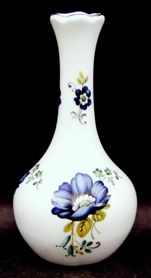 Blue Corn Flower Bud Vase by Royal Tara-1