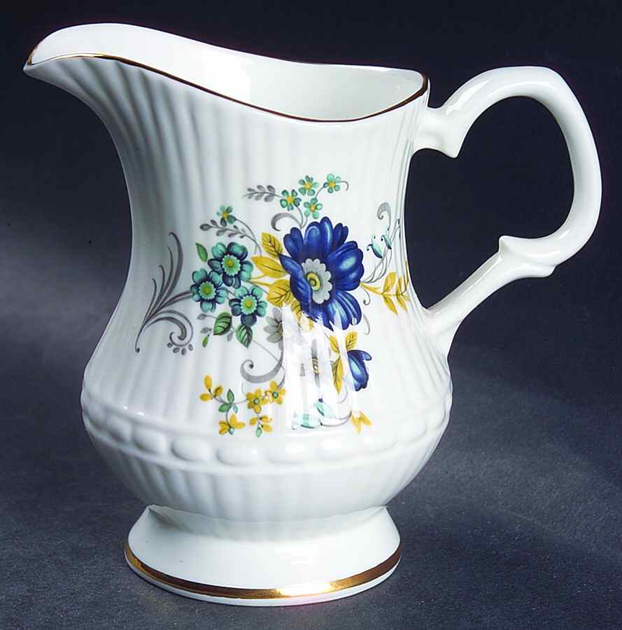 Blue Corn Flower Creamer by Royal Tara-1