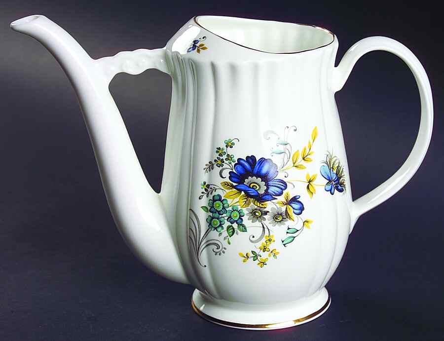 Blue Corn Flower Water Can by Royal Tara-1