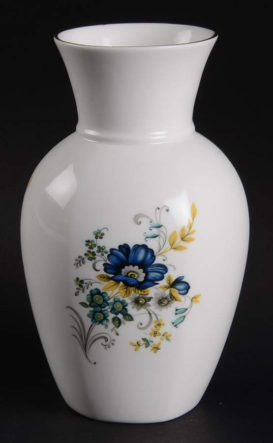 Blue Corn Flower 6" Vase by Royal Tara-1