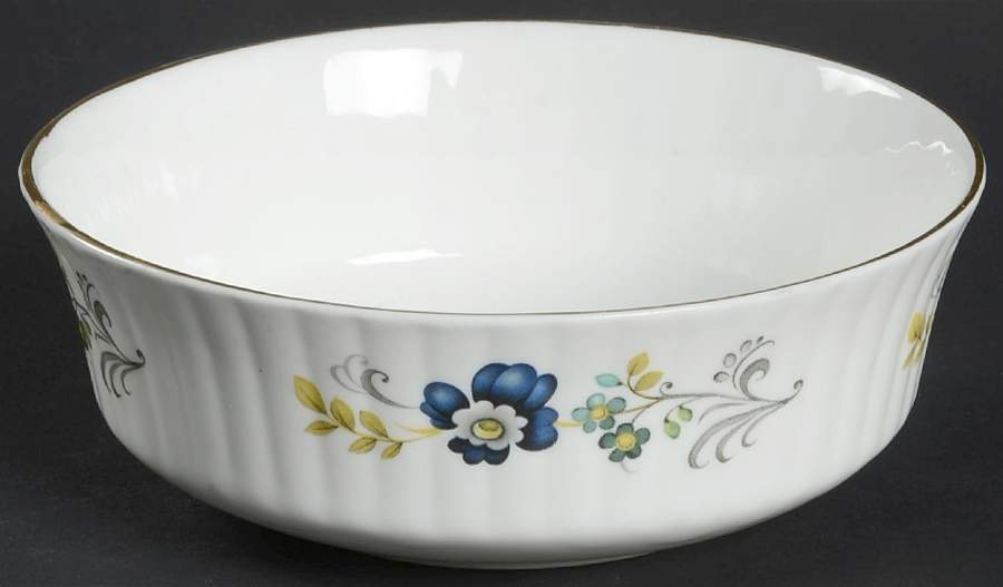 Blue Corn Flower Fruit/Dessert (Sauce) Bowl by Royal Tara-1