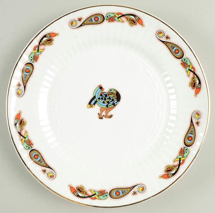 Book of Kells Salad Plate by Royal Tara-1
