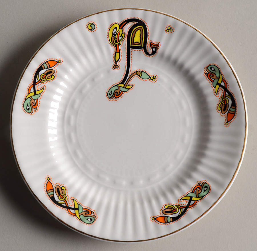 Book of Kells Bread & Butter Plate by Royal Tara-1