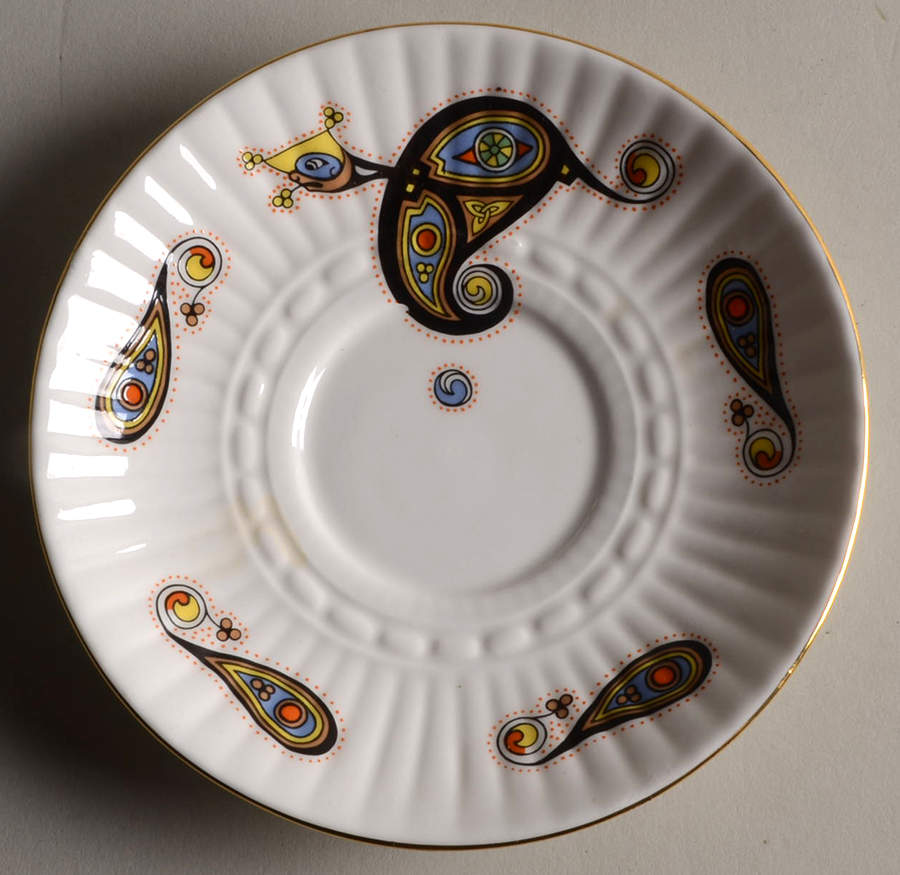 Book of Kells Saucer for Footed Cup by Royal Tara-1