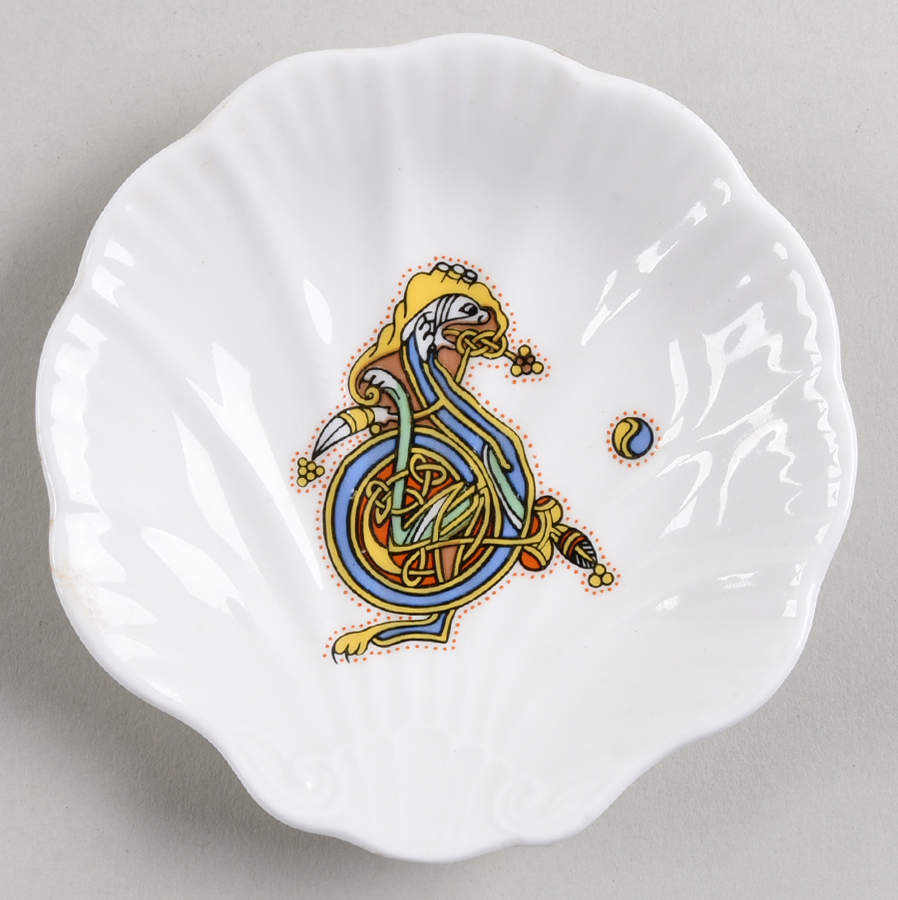 Book of Kells Shell Shaped Dish by Royal Tara-1