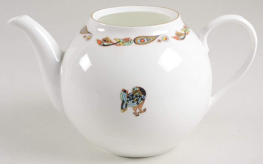 Book of Kells Teapot No Lid by Royal Tara-1