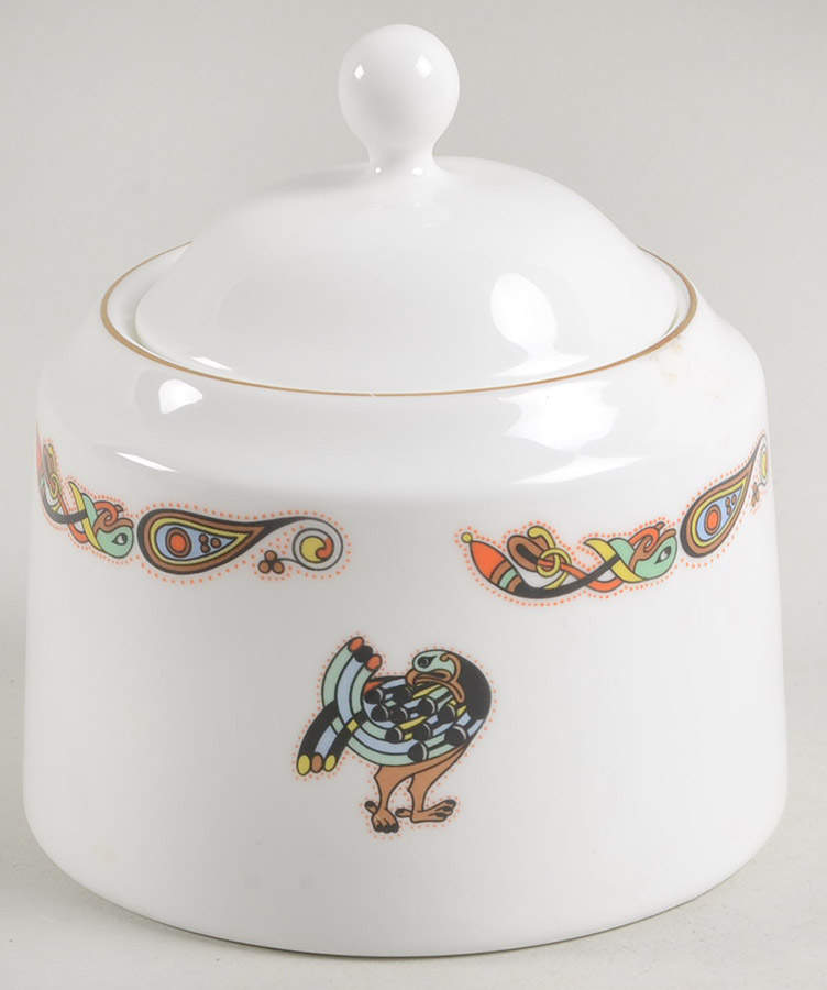 Book of Kells Sugar Bowl & Lid by Royal Tara-1