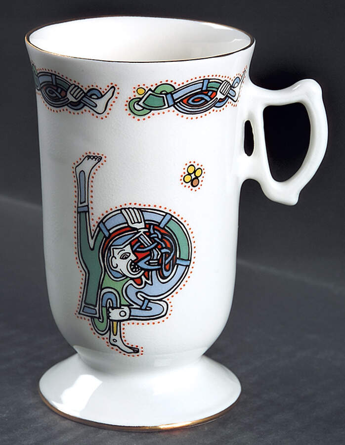 Book of Kells Irish Coffee Mug by Royal Tara-1
