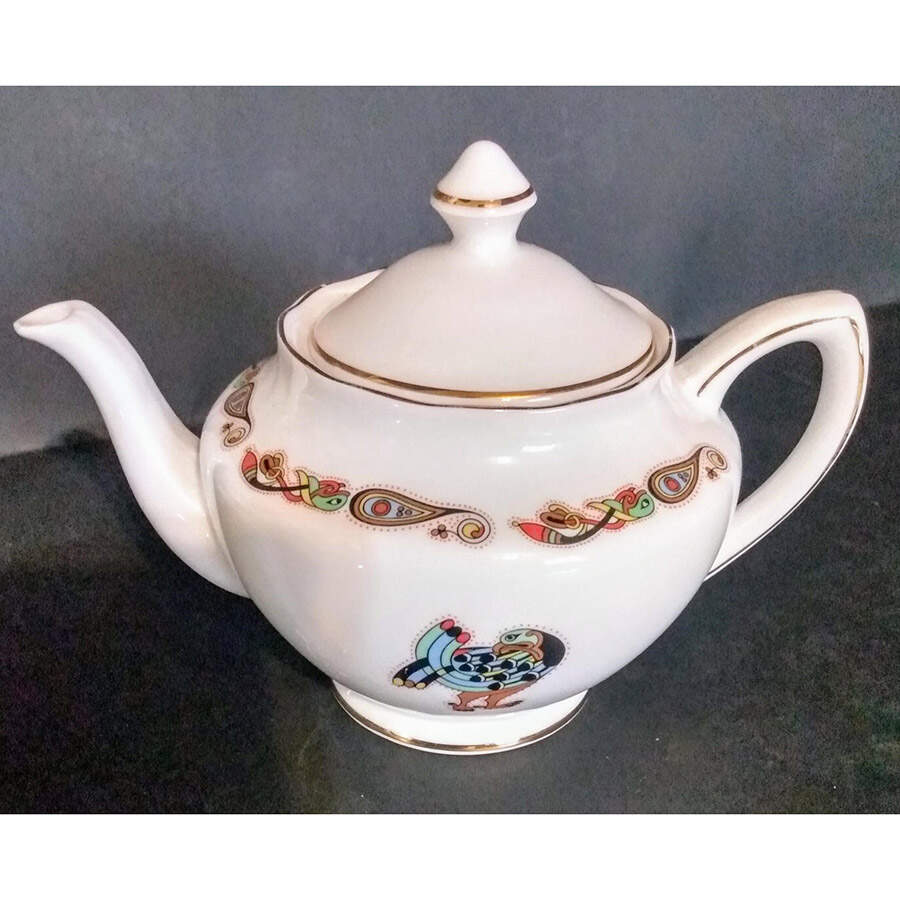 Book of Kells Mini Teapot & Lid by Royal Tara-1