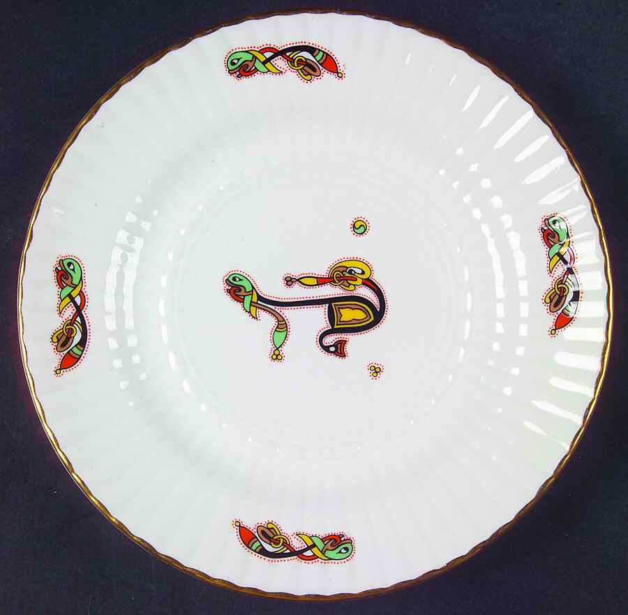 Book of Kells Salad Plate by Royal Tara-1