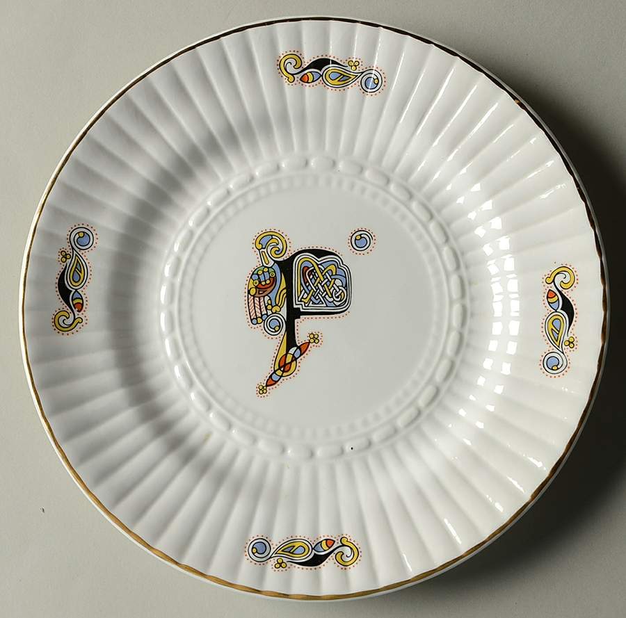 Book of Kells Salad Plate by Royal Tara-1