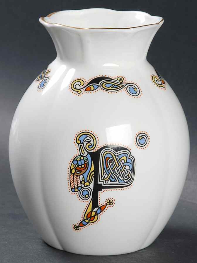 Book of Kells 5" Vase by Royal Tara-1
