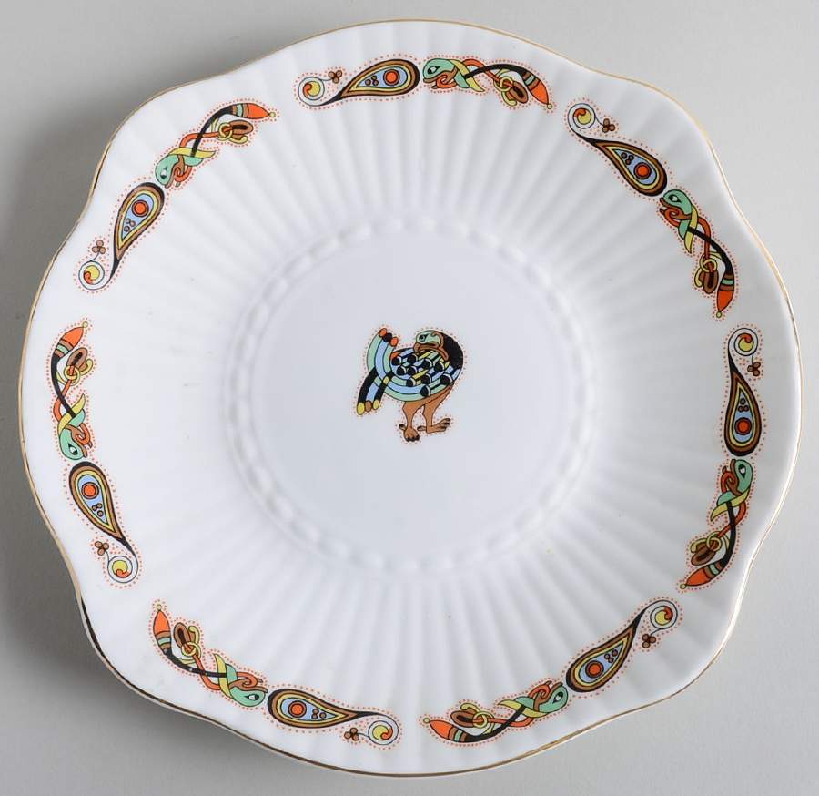Book of Kells Square Cake Plate by Royal Tara-1