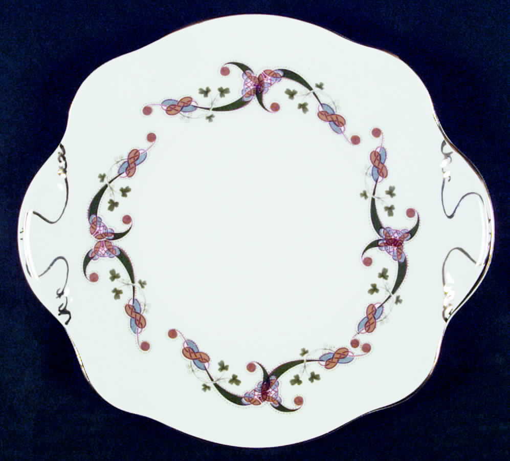 Clonfert Square Handled Cake Plate by Royal Tara-1