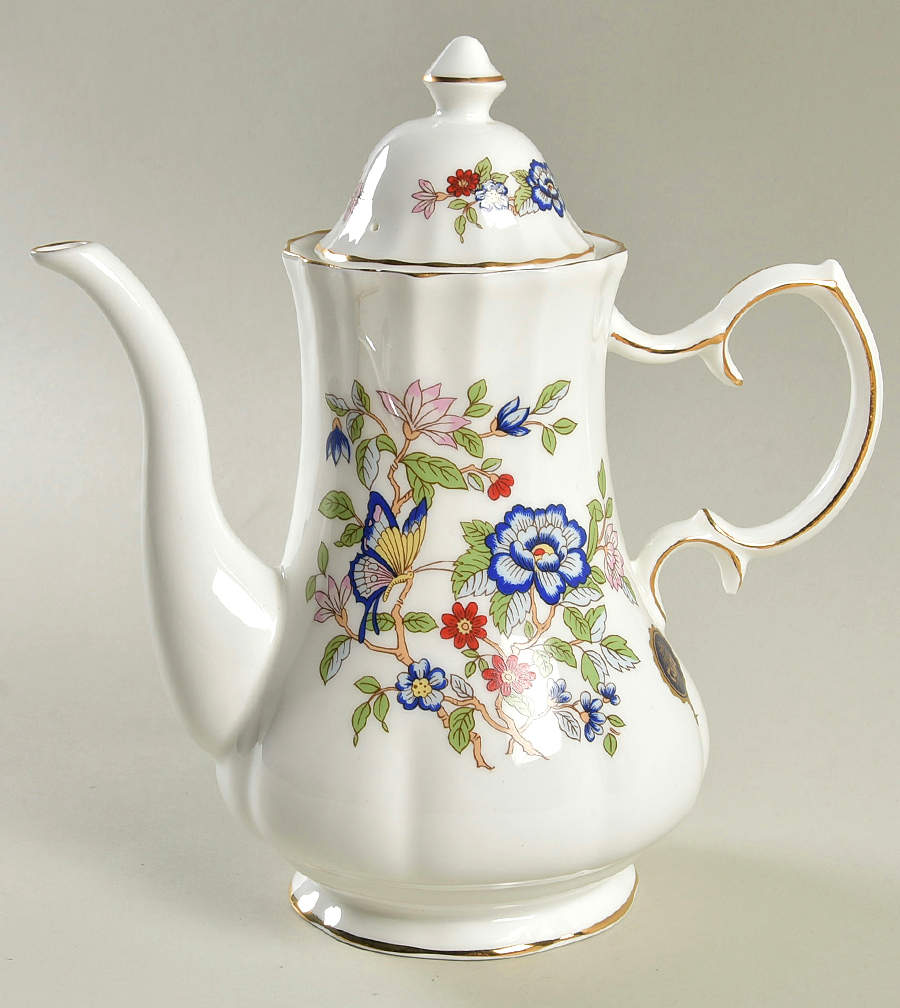 Harmony Coffee Pot & Lid by Royal Tara-1