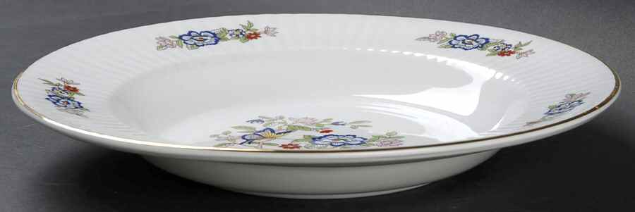 Harmony Large Rim Soup Bowl by Royal Tara-1