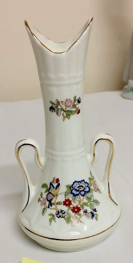 Harmony 7" Handled Pillar Vase by Royal Tara-1