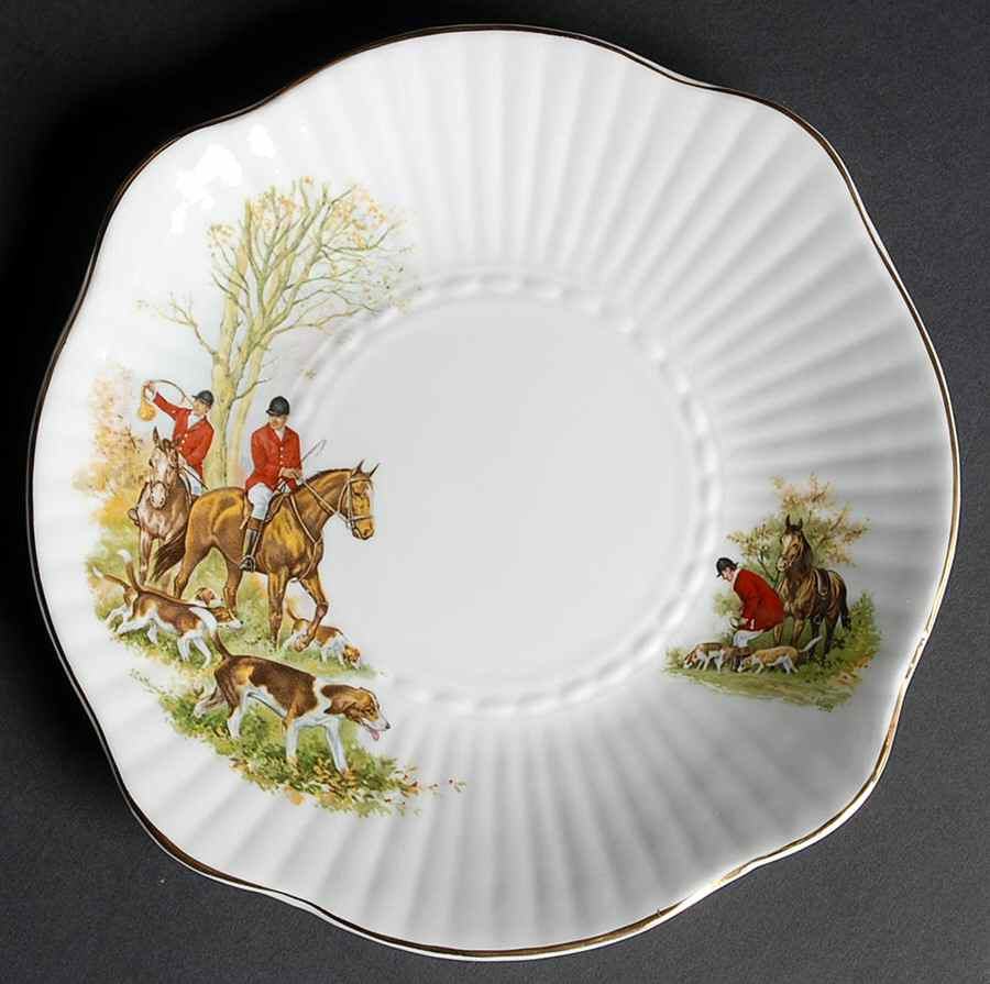 Hunt Square Cake Plate by Royal Tara-1