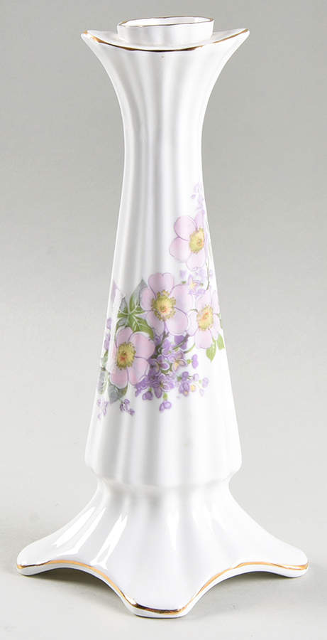 Irish Blossom 7" Candlestick by Royal Tara-1