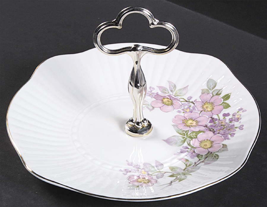 Irish Blossom Cookie Plate by Royal Tara-1