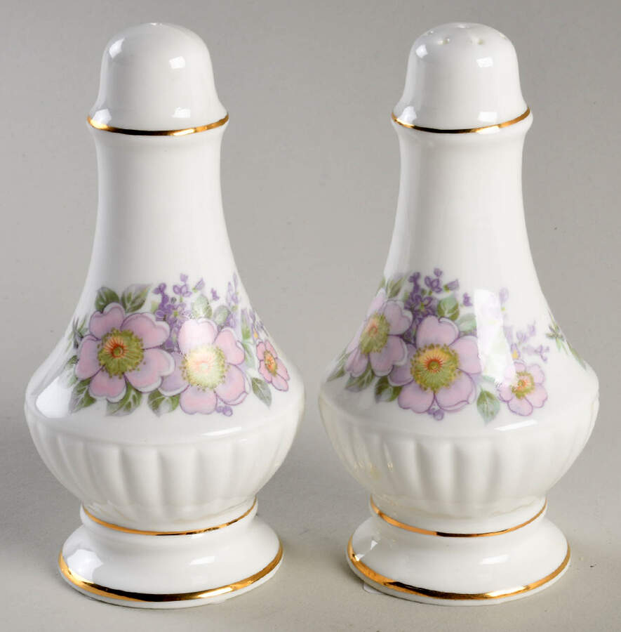 Irish Blossom Salt & Pepper Set by Royal Tara-1