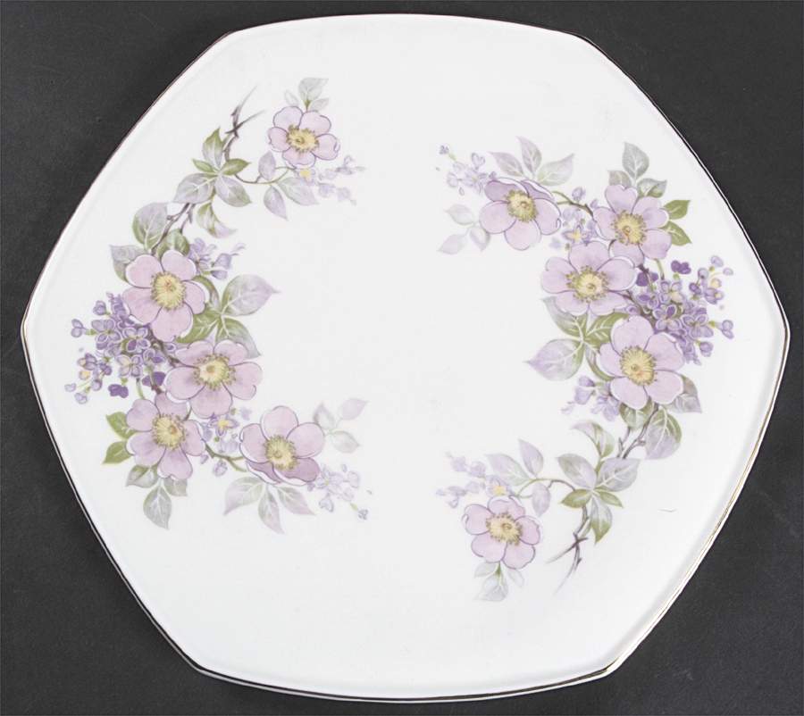 Irish Blossom Cake Plate by Royal Tara-1