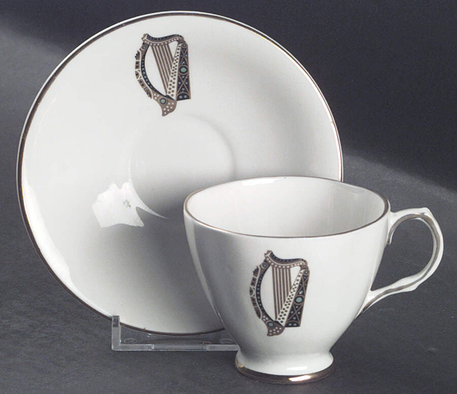 RTA2 Footed Demitasse Cup & Saucer Set by Royal Tara-1