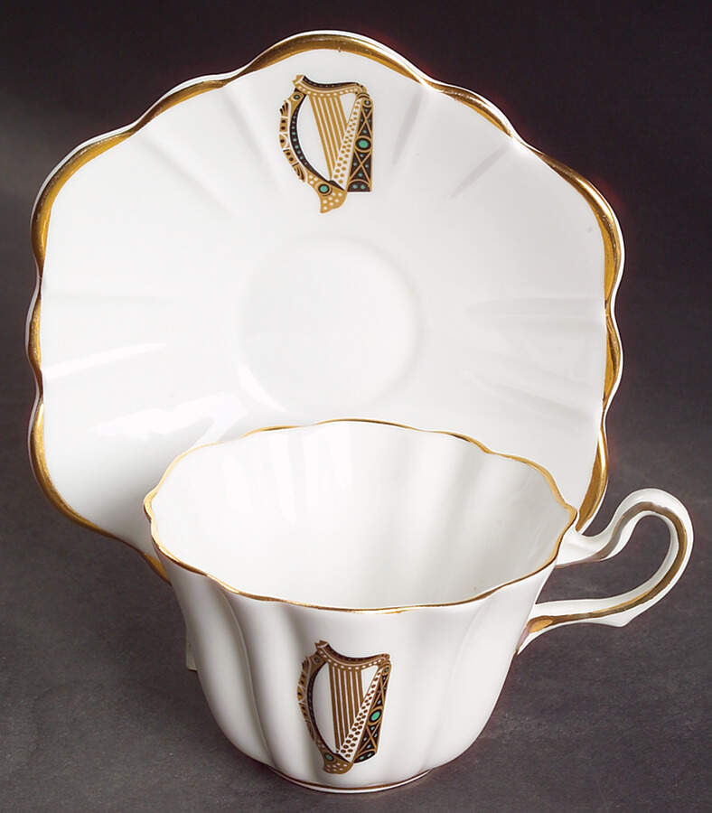 RTA2 Flat Cup & Saucer Set by Royal Tara-1