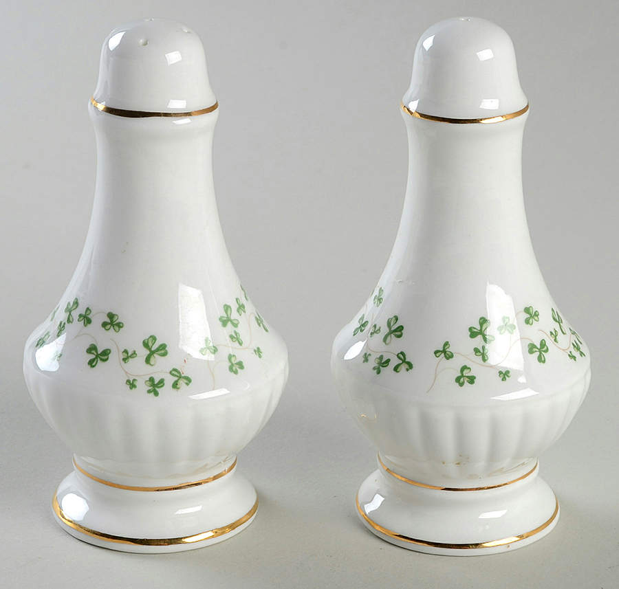 Shamrock Salt & Pepper Set by Royal Tara-1